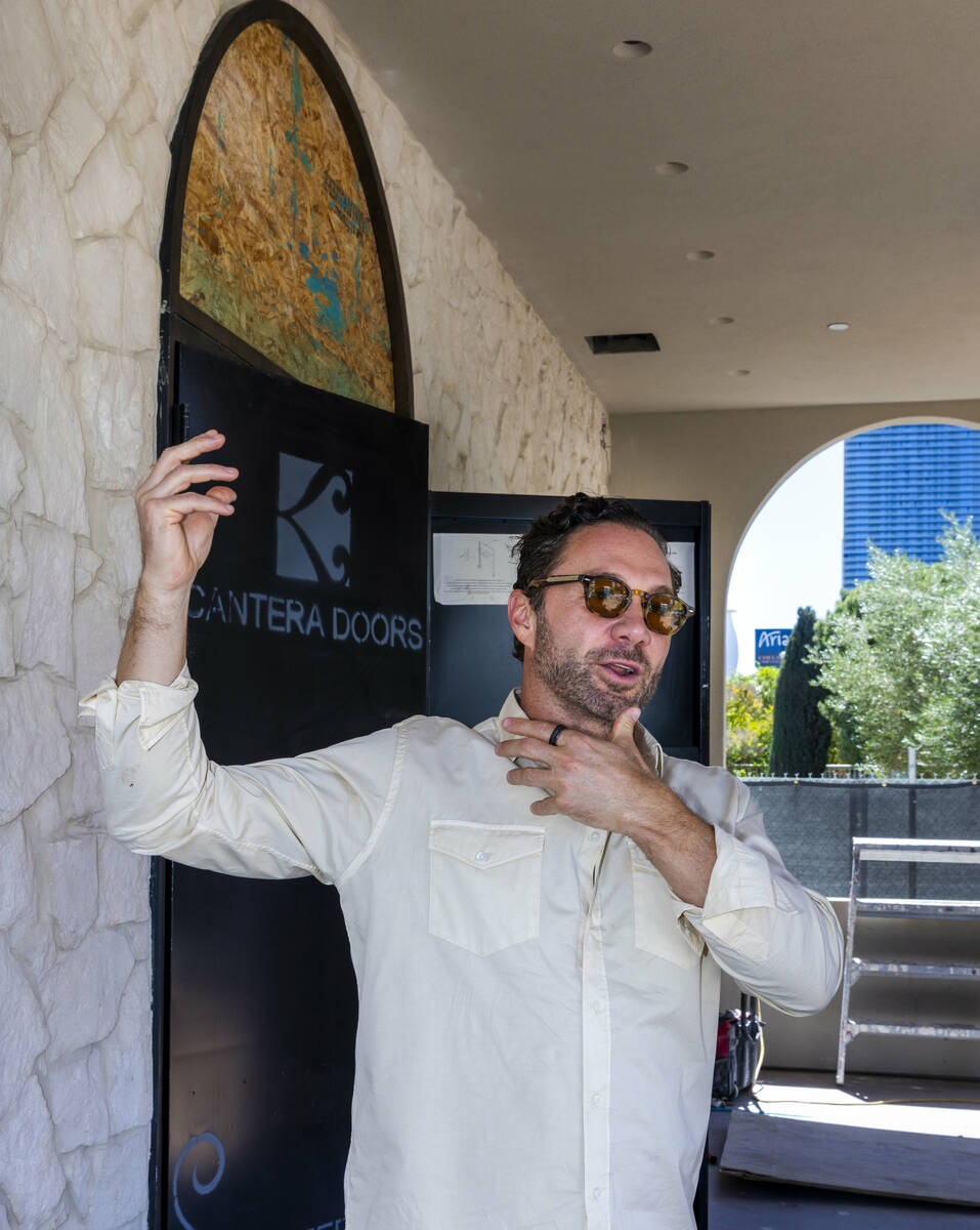 Jason Strauss, co-CEO at Tao Group Hospitality, talks about the progress as construction contin ...