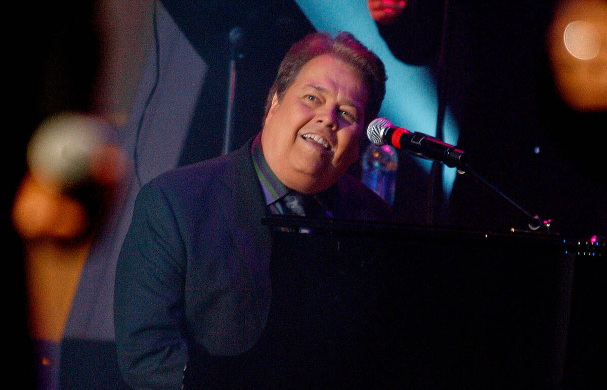 FILE - Alan Osmond performs during a taping of the Osmonds 50th anniversary show in Las Vegas o ...