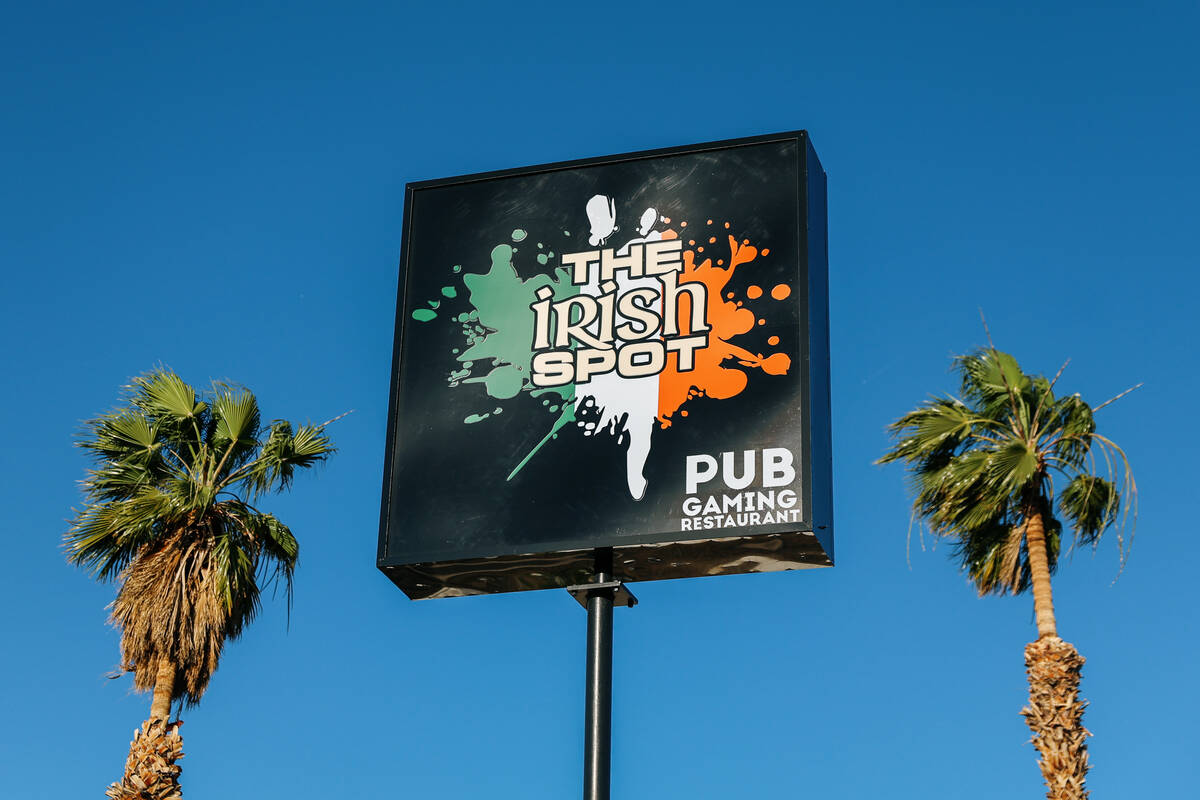 The exterior of the newly-opened The Irish Spot on Tuesday, April 21, 2026, in Las Vegas. (Liv ...