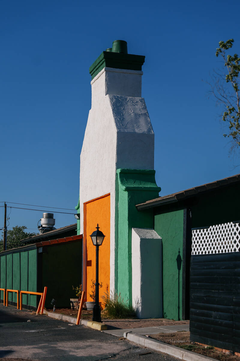 The exterior of the newly-opened The Irish Spot on Tuesday, April 21, 2026, in Las Vegas. (Liv ...