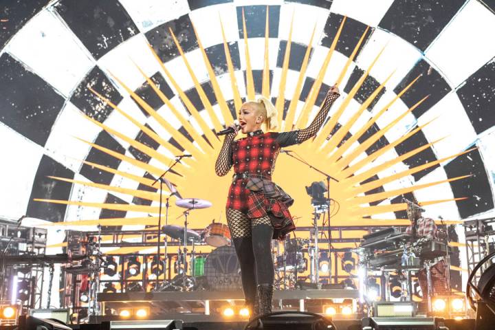 Gwen Stefani of No Doubt performs during the second weekend of the Coachella Valley Music and A ...
