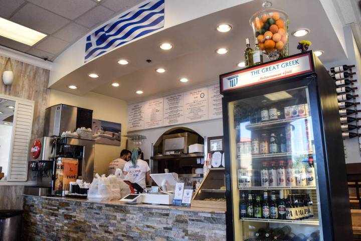 The Great Greek location at 5020 Blue Diamond Rd. (Alex Meyer/View)