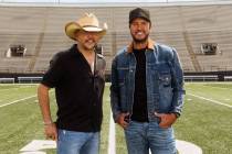 Jason Aldean and Luke Bryan are co-headining "Double Down Tour," playing Allegiant Stadium on D ...