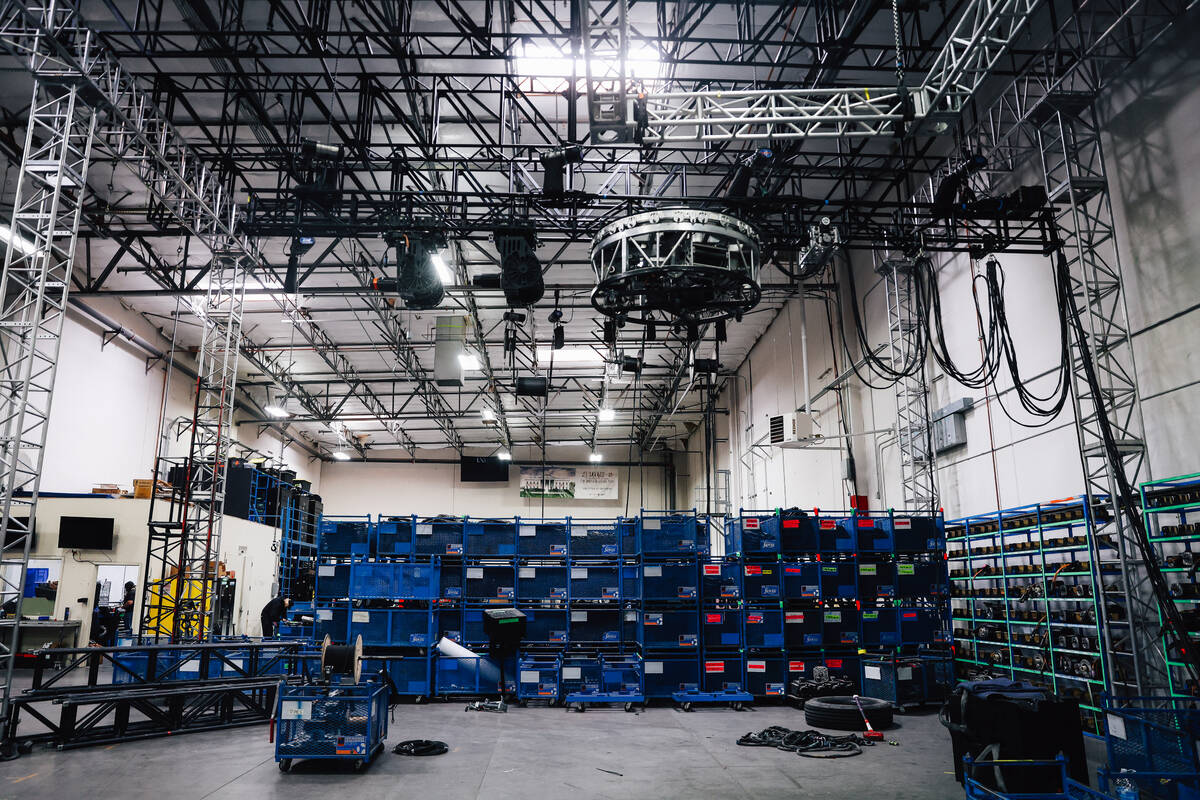 The inside of SGPS Showrig Thursday, April 9, 2026, in Las Vegas. (Madeline Carter/Las Vegas-Re ...