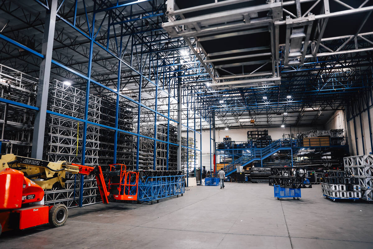 The inside of SGPS Showrig Thursday, April 9, 2026, in Las Vegas. (Madeline Carter/Las Vegas-Re ...