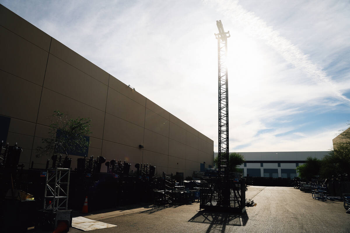 The campus of SGPS Showrig Thursday, April 9, 2026, in Las Vegas. (Madeline Carter/Las Vegas-Re ...