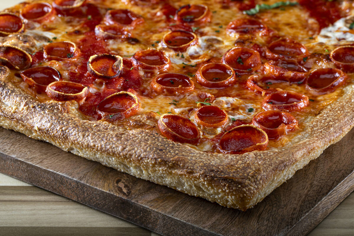 A pepperoni grandma pie from Good Pie, the highly regarded pizzeria that is opening its third l ...