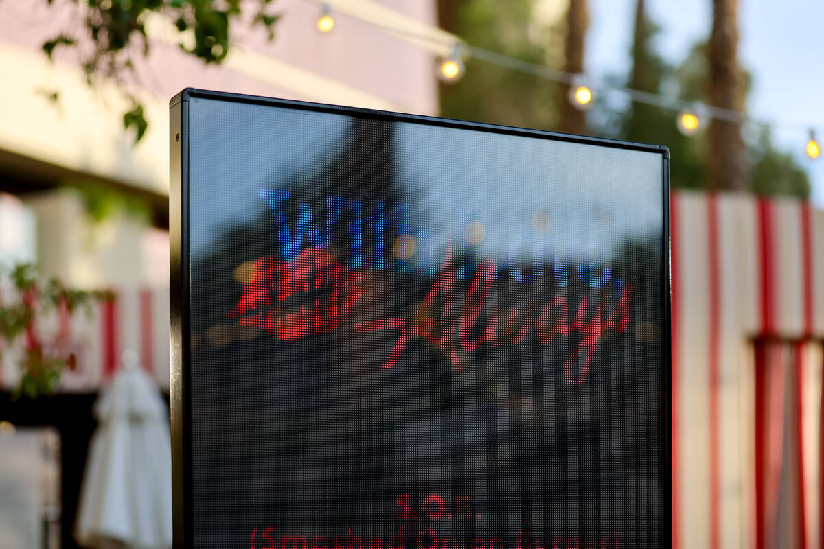A station with food from With Love, Always during the Taste of Station party celebrating Red Ro ...