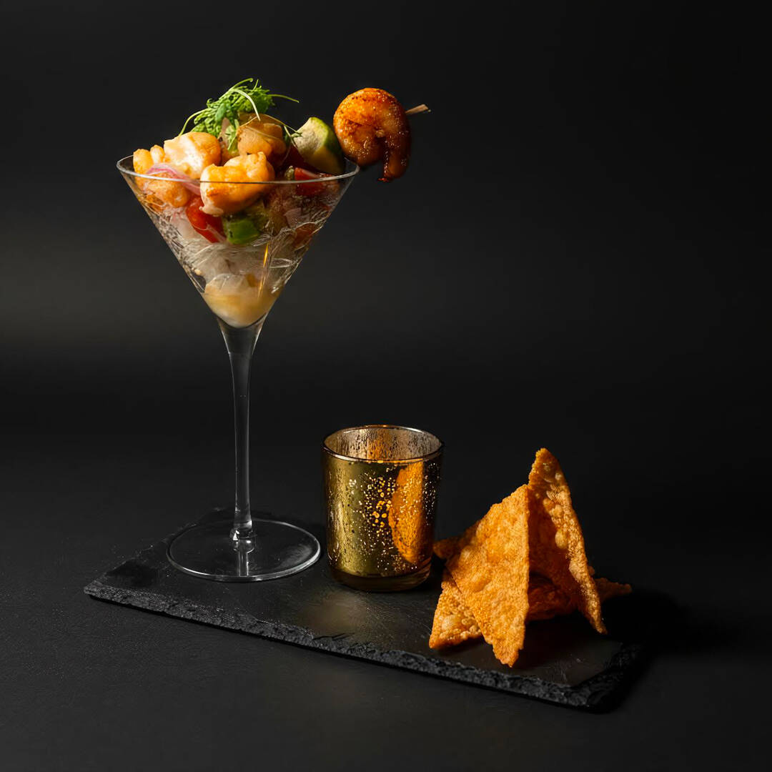 "The Siren's Ceviche" at Area15's Oddyssey Manor. (Area15)