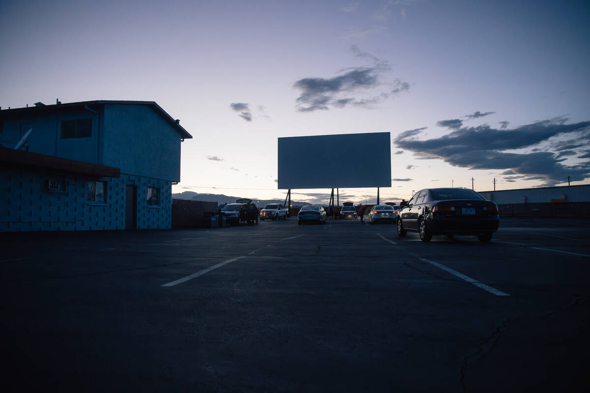 The West Wind Drive-In Friday, April 24, 2026, in Las Vegas. (Madeline Carter/Las Vegas-Review- ...