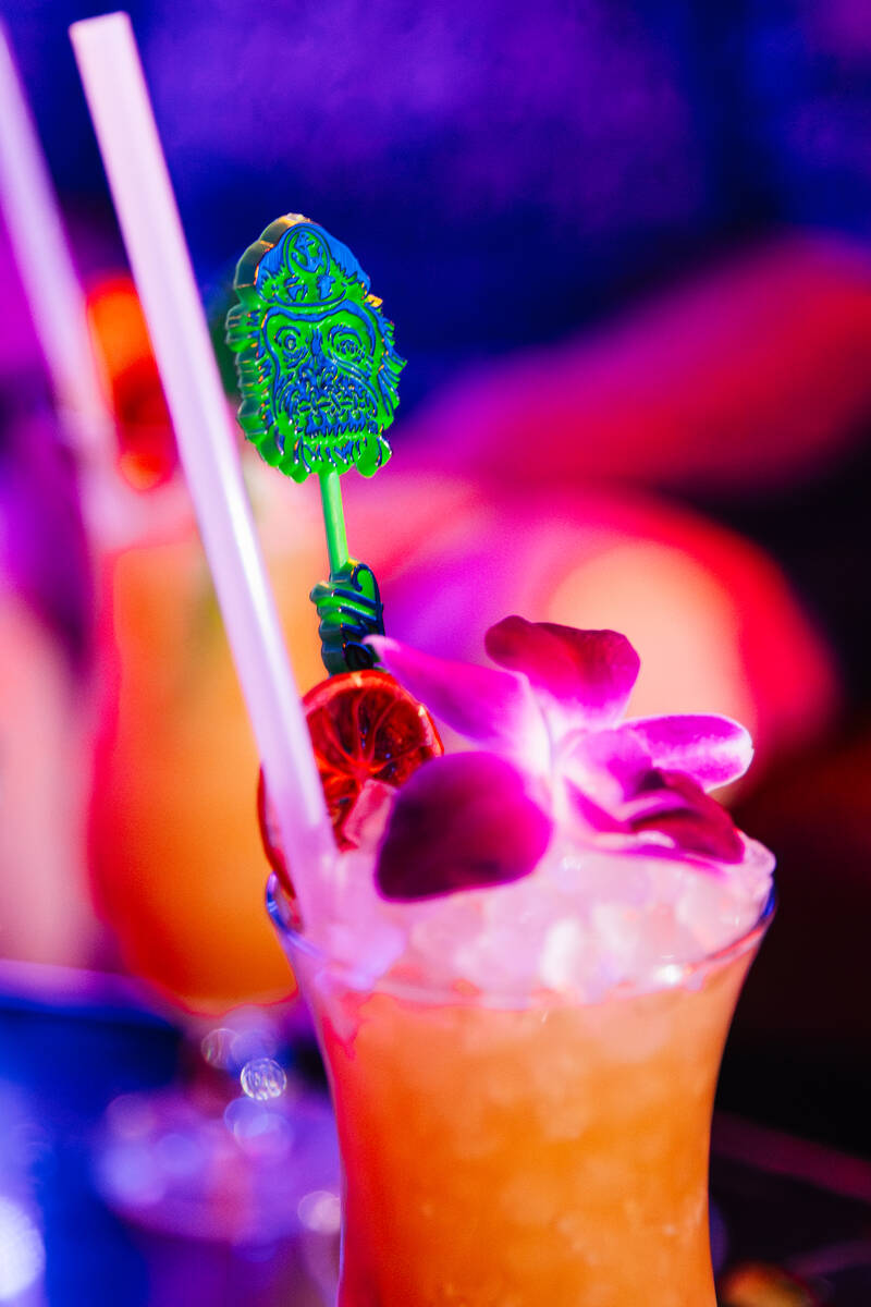 Aku Aku Lapu at the Golden Tiki Wednesday, May 13, 2026, in Las Vegas. (Madeline Carter/Las Veg ...