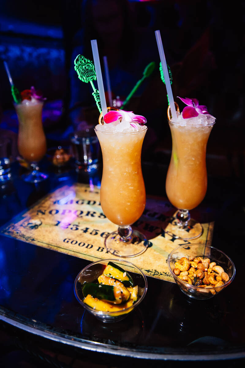 Aku Aku Lapu at the Golden Tiki Wednesday, May 13, 2026, in Las Vegas. (Madeline Carter/Las Veg ...