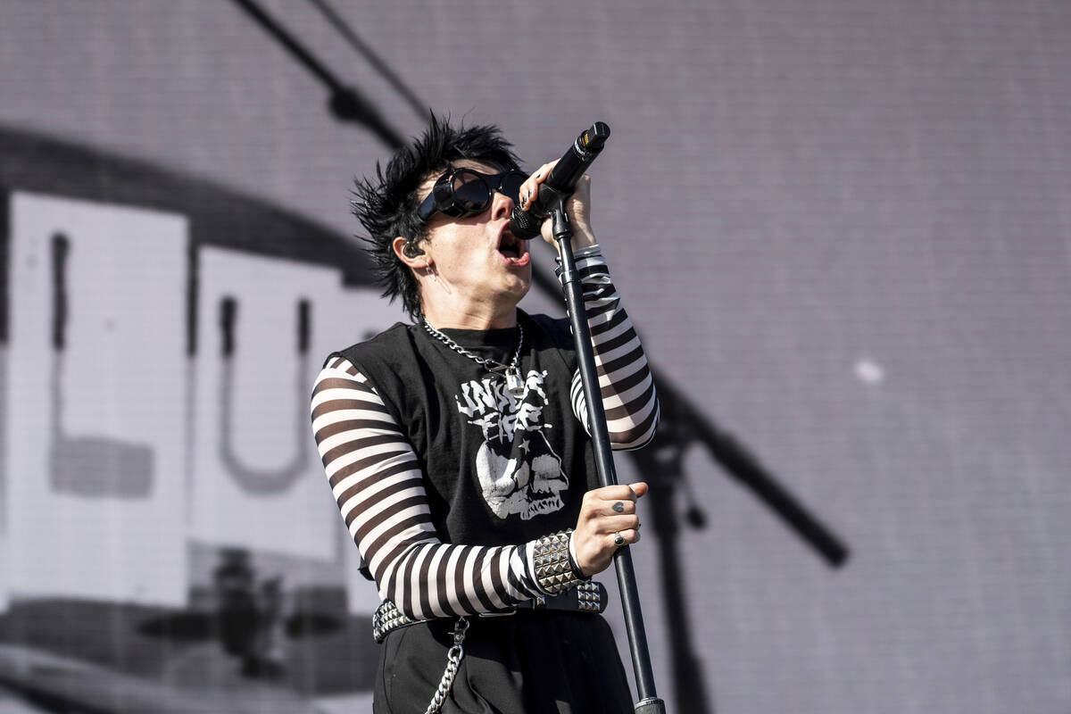 YUNGBLUD performs at the Coachella Music & Arts Festival at the Empire Polo Club on Friday, ...