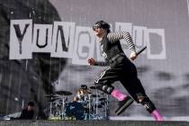YUNGBLUD performs at the Coachella Music & Arts Festival at the Empire Polo Club, Friday, A ...