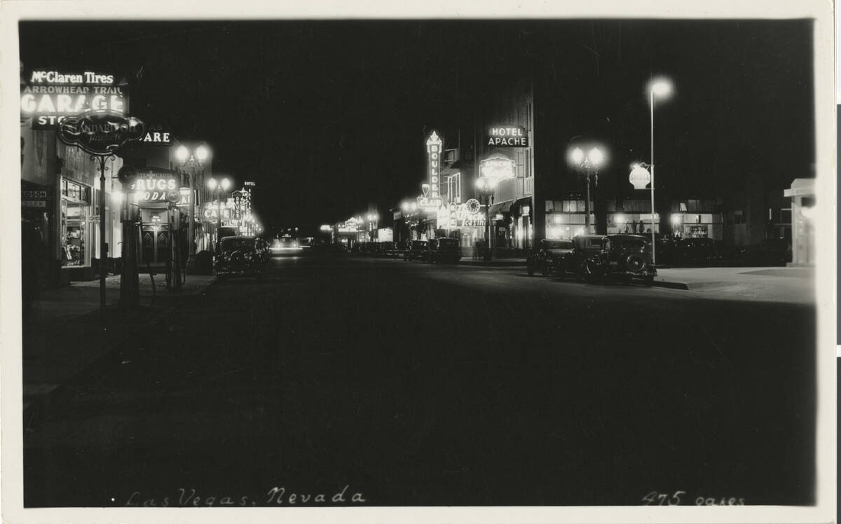 Looking northwest from the intersection of Fremont and Second streets. Taken sometime between 1 ...