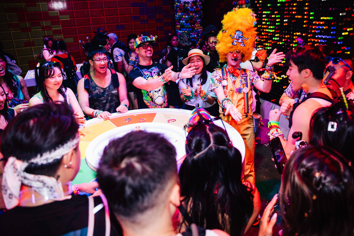 The Kandi Casino during day two of Electric Daisy Carnival at Las Vegas Motor Speedway Saturday ...