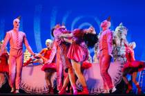 Ballet artists perform during a dress rehearsal for Nevada Ballet’s “Hansel and G ...