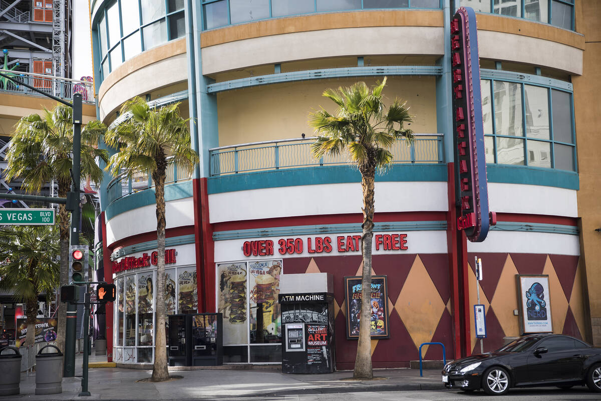 The Heart Attack Grill in Las Vegas, Thursday, March 19, 2020. (Rachel Aston/Las Vegas Review-J ...