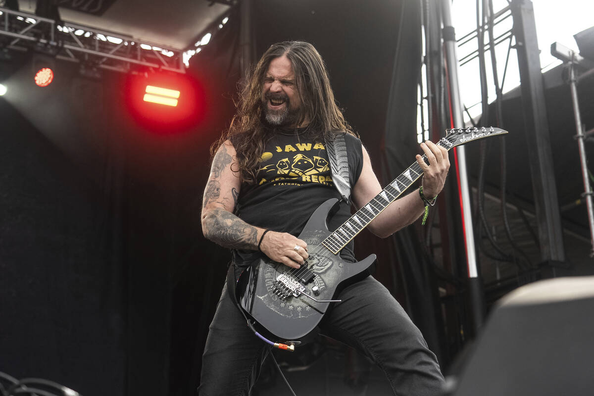 Max Cavalera of Sepultura performs at the Welcome To Rockville Music Festival on Saturday, May ...