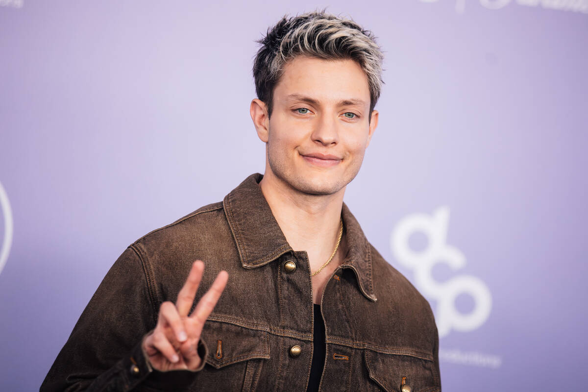 Matt Rife on the American Music Awards red carpet at MGM Grand Garden Arena Monday, May 25, 202 ...