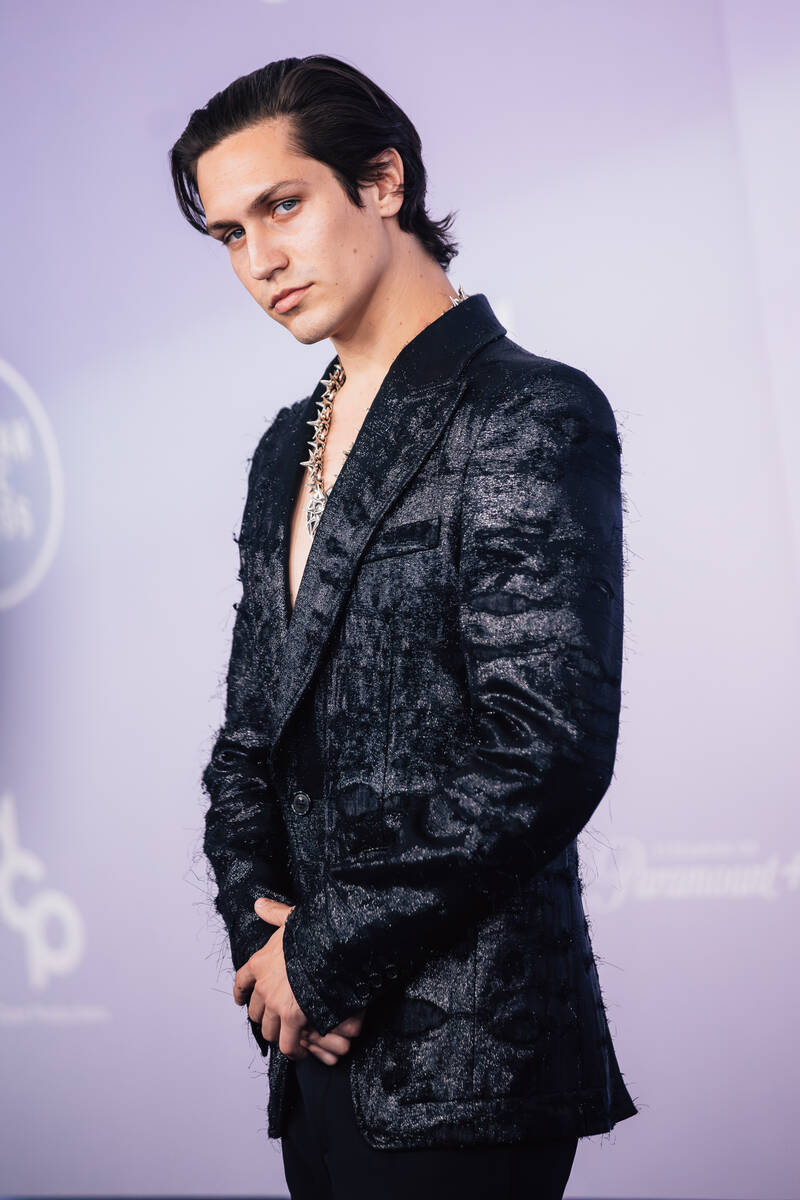 Huddy on the American Music Awards red carpet at MGM Grand Garden Arena Monday, May 25, 2026, i ...