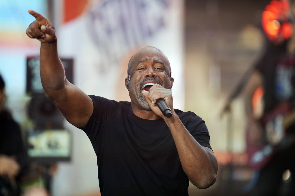 Darius Rucker performs on NBC's "Today" show at Rockefeller Plaza on Friday, Sep ...