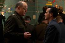 From left to right: Brendan Fraser and Andrew Scott in "Pressure." (Alex Bailey/Focus ...