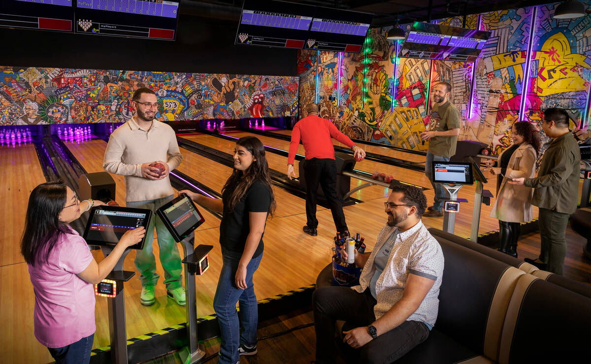 Duck pin bowling at The Cove Bar & Arcade. (Treasure Island)