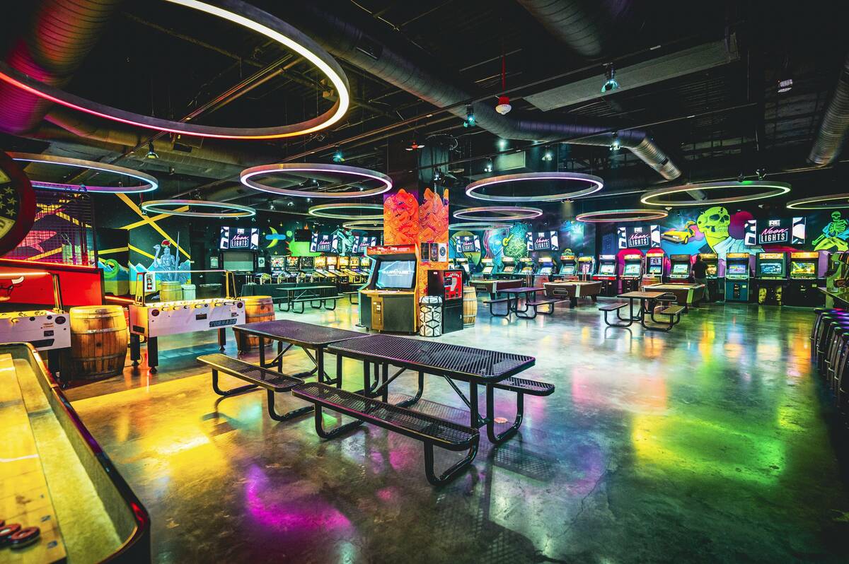 Asylum Bar + Arcade at Area15. (Area15)