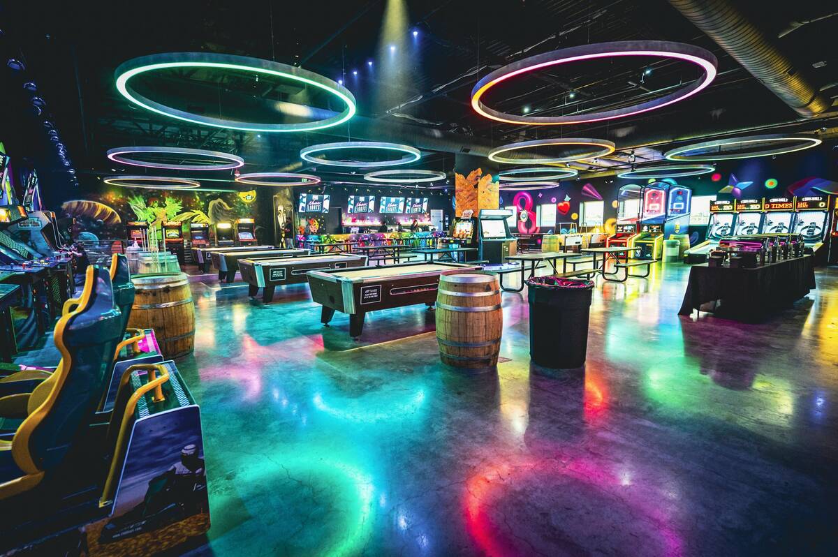 Asylum Bar + Arcade at Area15. (Area15)