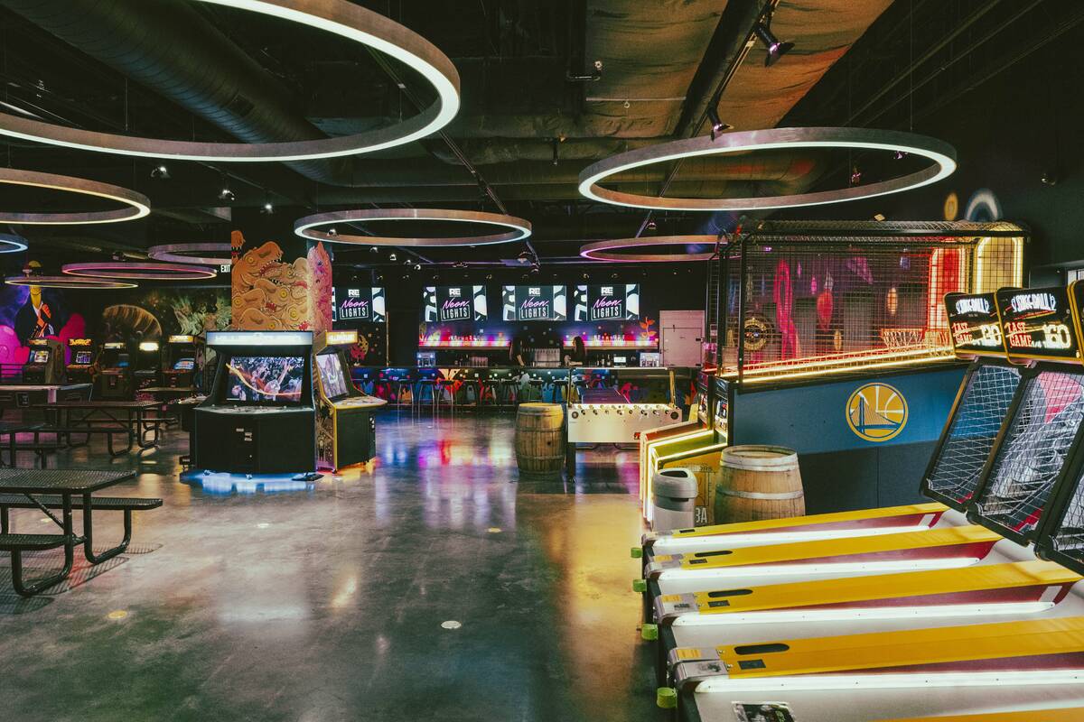 Asylum Bar + Arcade at Area15. (Area15)