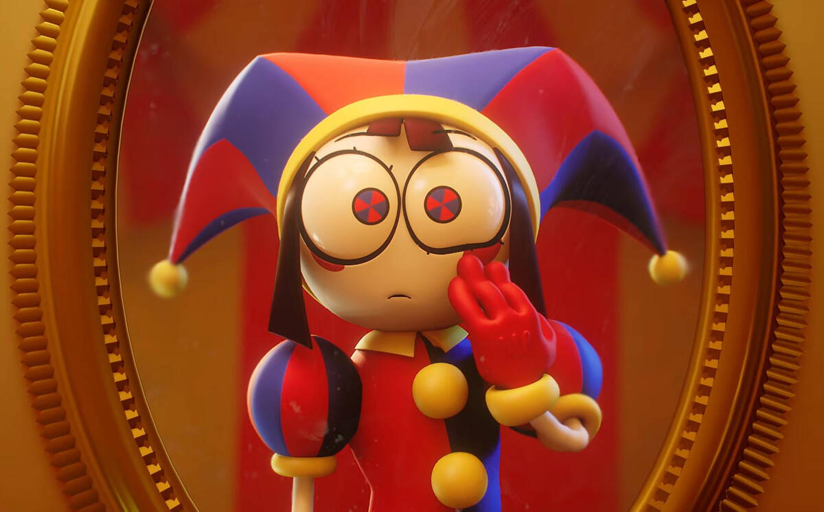 A scene from "The Amazing Digital Circus: The Last Act." (Glitch)