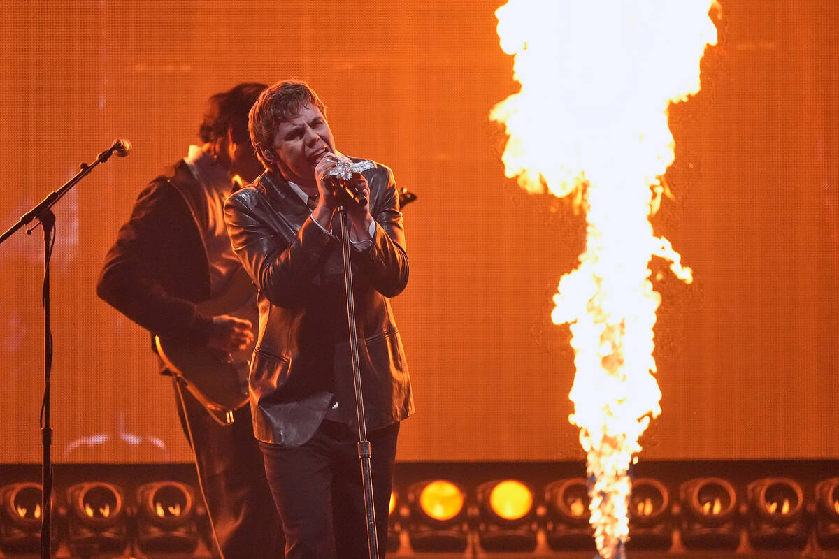 The Kid LAROI performs during the 2025 iHeartRadio Jingle Ball on Friday, Dec. 5, 2025, at Intu ...