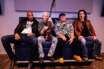 Robby Kreiger, second from left, is shown with the Soul Savages. The Doors legend returns to Tu ...