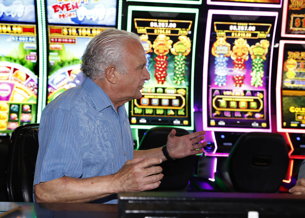 Randy Markin, owner of Battista's Hole in the Wall and manager at Stage Door Casino, speak ...