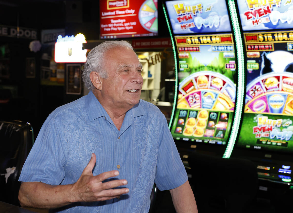 Randy Markin, owner of Battista's Hole in the Wall and manager at Stage Door Casino, speak ...
