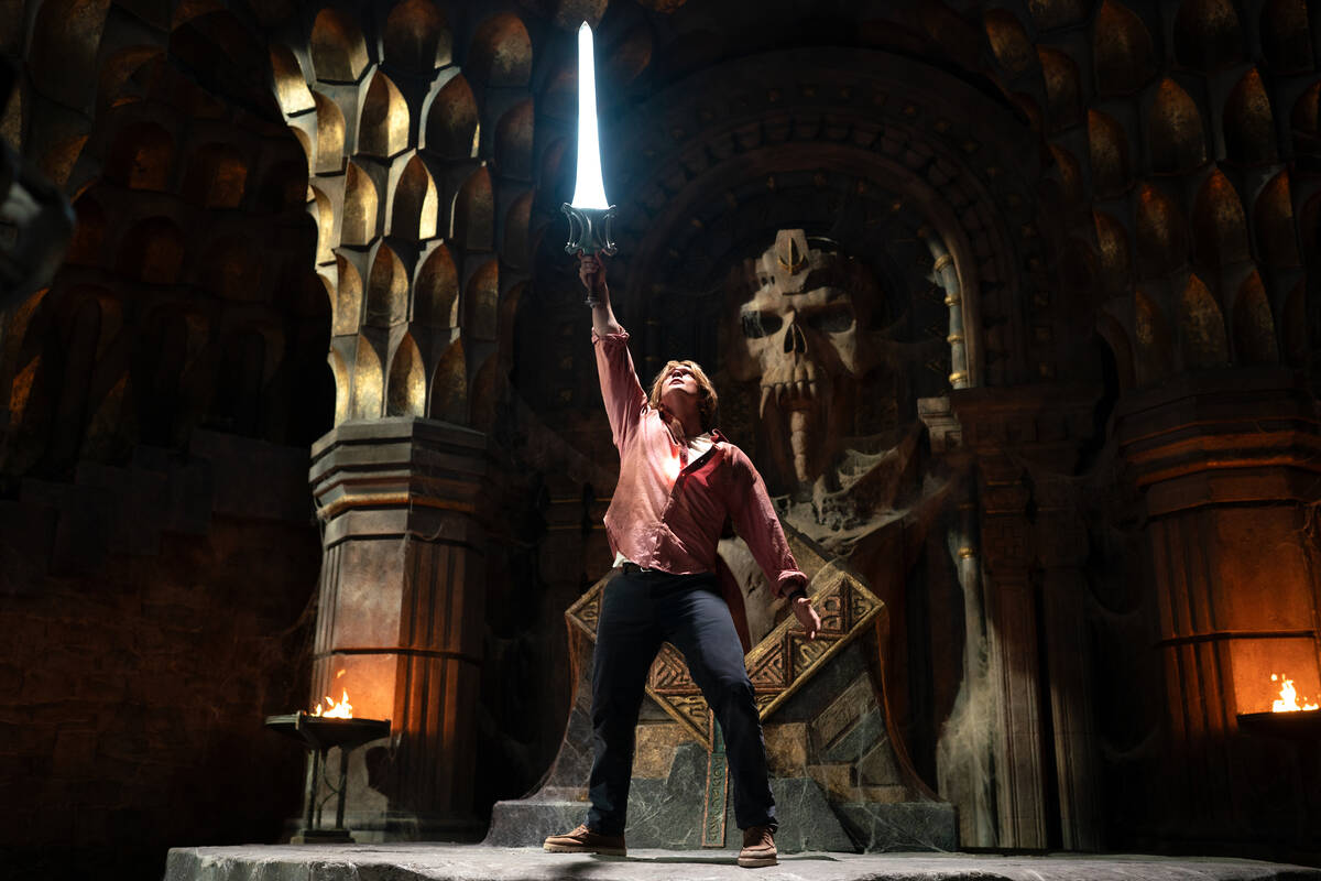 This image released by Amazon MGM Studios shows Nicholas Galitzine in a scene from "Master ...