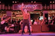 Franky Perez and The All Nighters play the Midway at Circus Circus on Friday, April 17, 2026. ( ...
