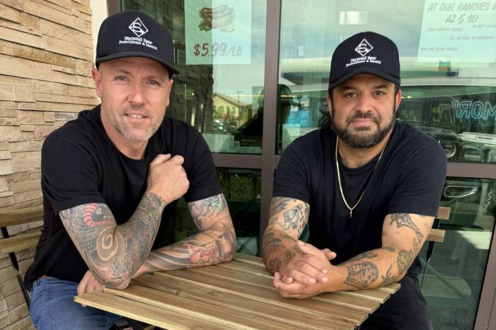 Chef Marc Marrone, right, and his business partner, Todd Lunger, are the founders of Diamond Sp ...