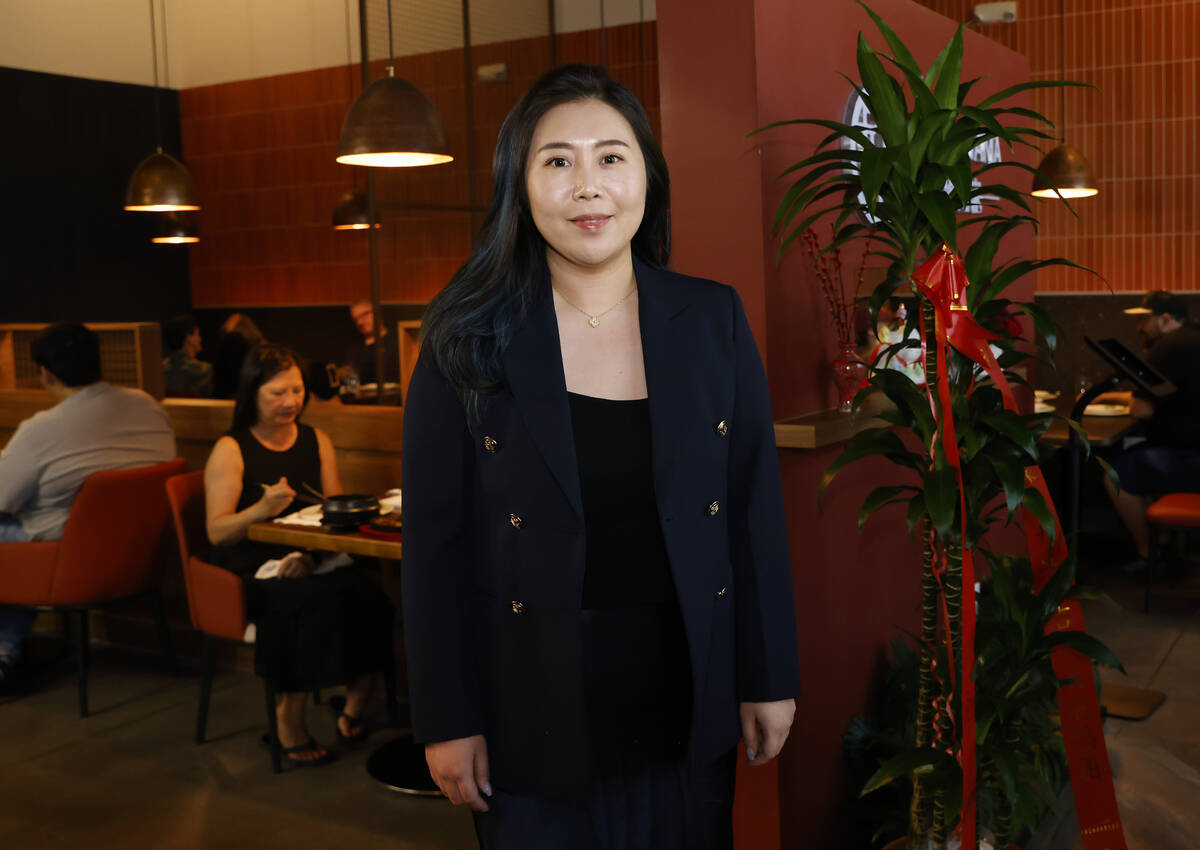 Ivy Ma, owner of China Mama, poses for a photograph at her newly opened Henderson restaurant on ...