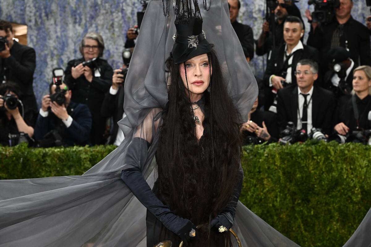 FILE - Madonna arrives at The Metropolitan Museum of Art's Costume Institute benefit gala celeb ...