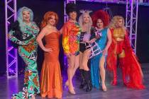 The cast of "Faaabulous! - The Ultimate Drag Brunch Show" at the Rio. (Ivory Star Productions)
