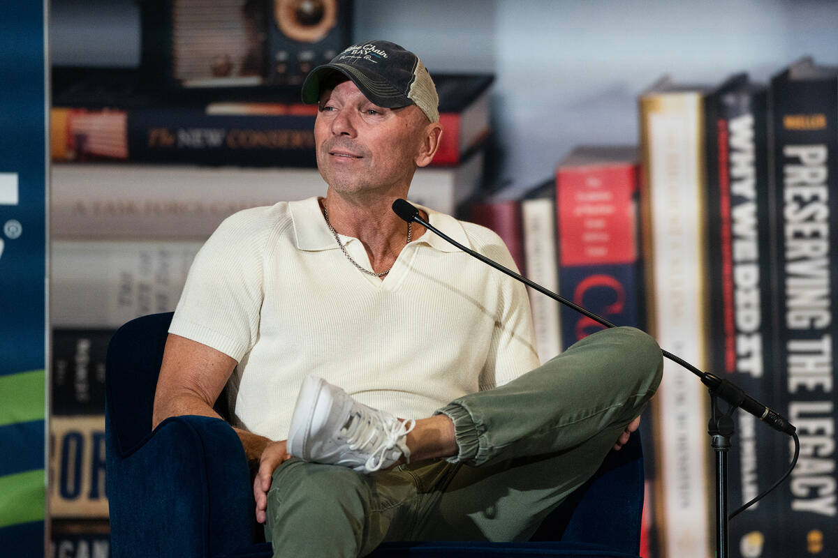 Kenny Chesney discusses his memoir "Heart Life Music," written with Holly Gleason, at ...
