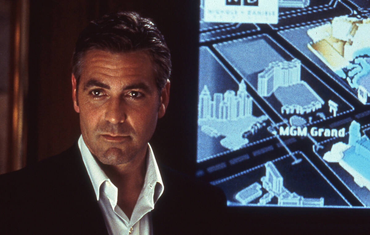 George Clooney stars in "Ocean's 11." Warner Bros)
