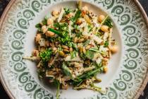 Apple quinoa salad from Hearthstone Kitchen & Cellar at Red Rock in Summerlin in the Las Vegas ...