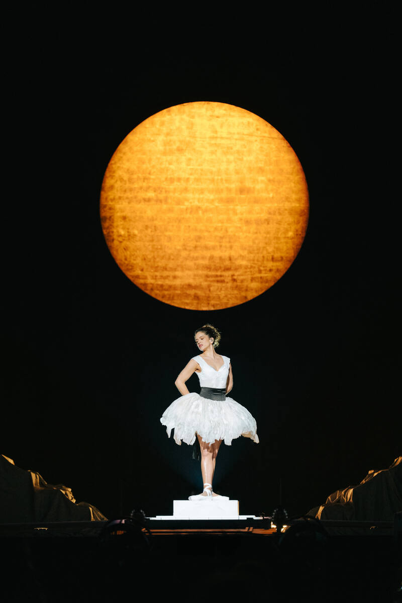 Spanish pop star Rosalía performs on her Lux Tour, which began earlier this year in France, an ...