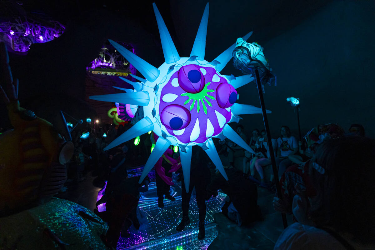 The Flickerworm appears in "Phenomenomaly," an immersive experience within Omega Mart ...