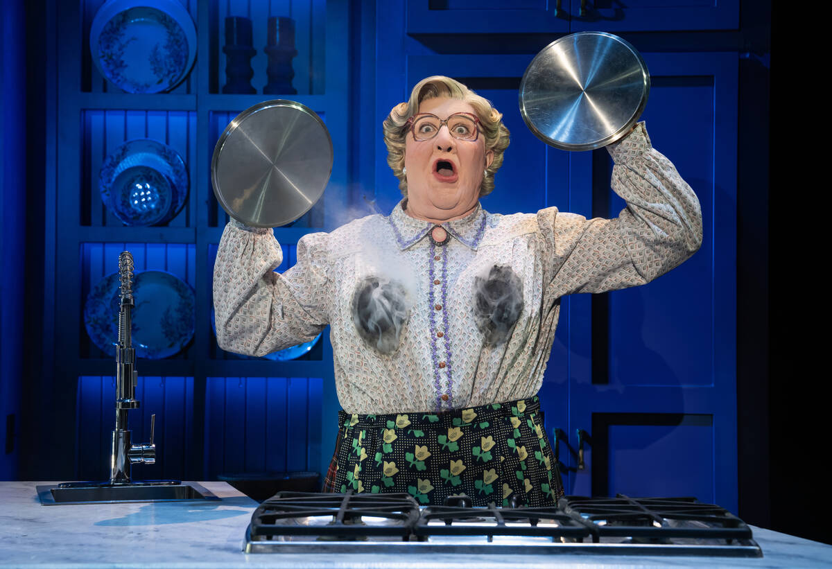 Craig Allen Smith as Euphegenia Doubtfire in "Mrs. Doubtfire." (Joan Marcus)