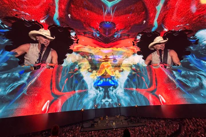 Kenny Chesney performs the final show in his residency at Sphere on Saturday, July 11, 2026. (J ...