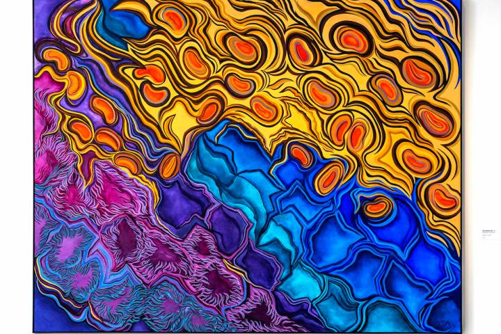 Rita Deanin Abbey's "Regeneration" 2007, on display at the Desert Space Museum a ...